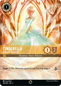 Cinderella - Ballroom Sensation (Enchanted) (205/204) [Rise of the Floodborn] | Gear Gaming Bentonville