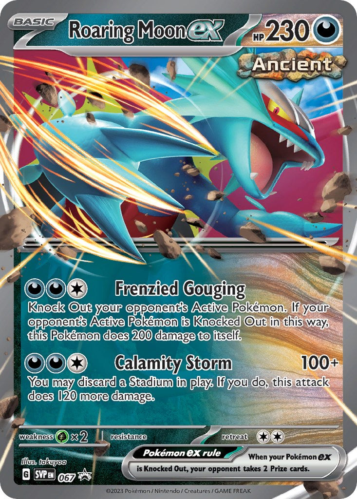 Roaring Moon ex (067) [Scarlet & Violet: Black Star Promos] | Gear Gaming Bentonville