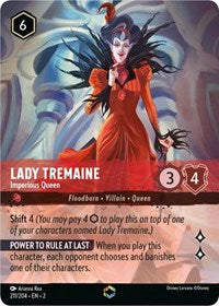 Lady Tremaine - Imperious Queen (Enchanted) (211/204) [Rise of the Floodborn] | Gear Gaming Bentonville