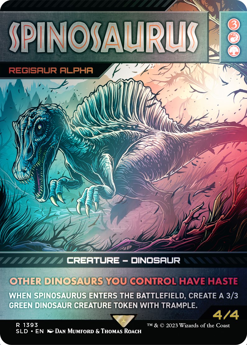 Spinosaurus - Regisaur Alpha (Rainbow Foil) [Secret Lair Drop Series] | Gear Gaming Bentonville