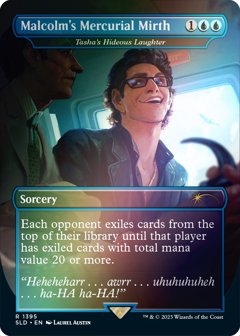 Malcolm's Mercurial Mirth - Tasha's Hideous Laughter (Rainbow Foil) [Secret Lair Drop Series] | Gear Gaming Bentonville