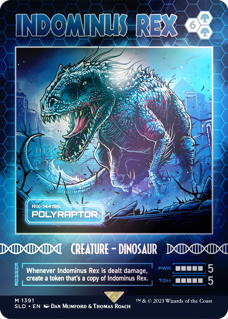 Indominus Rex - Polyraptor (Rainbow Foil) [Secret Lair Drop Series] | Gear Gaming Bentonville