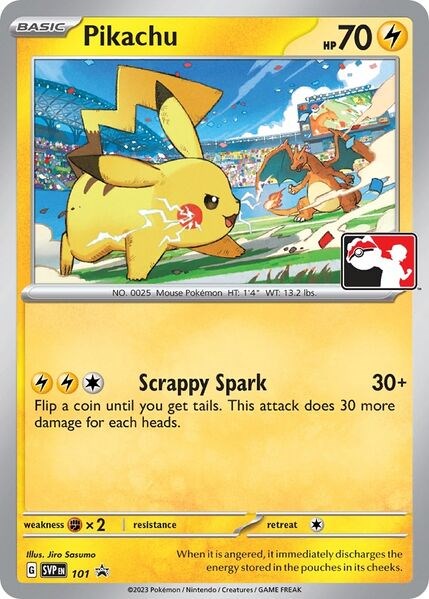 Pikachu (101) (Play Pokemon Promo) [League & Championship Cards] | Gear Gaming Bentonville