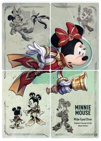 Minnie Mouse - Wide-Eyed Diver Puzzle Insert (Set of 4) [Rise of the Floodborn] | Gear Gaming Bentonville