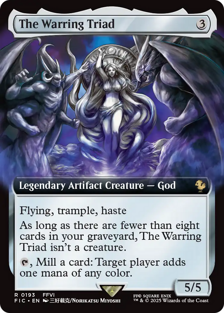 The Warring Triad (Extended Art) [FINAL FANTASY Commander] | Gear Gaming Bentonville