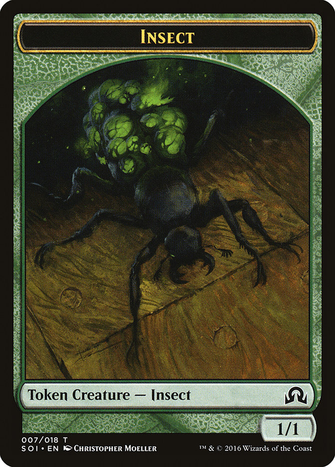 Insect Token [Shadows over Innistrad Tokens] | Gear Gaming Bentonville