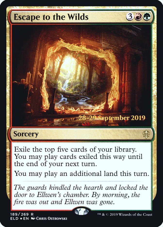 Escape to the Wilds [Throne of Eldraine Prerelease Promos] | Gear Gaming Bentonville
