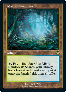 Misty Rainforest (Retro Foil Etched) [Modern Horizons 2] | Gear Gaming Bentonville