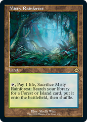 Misty Rainforest (Retro Foil Etched) [Modern Horizons 2] | Gear Gaming Bentonville