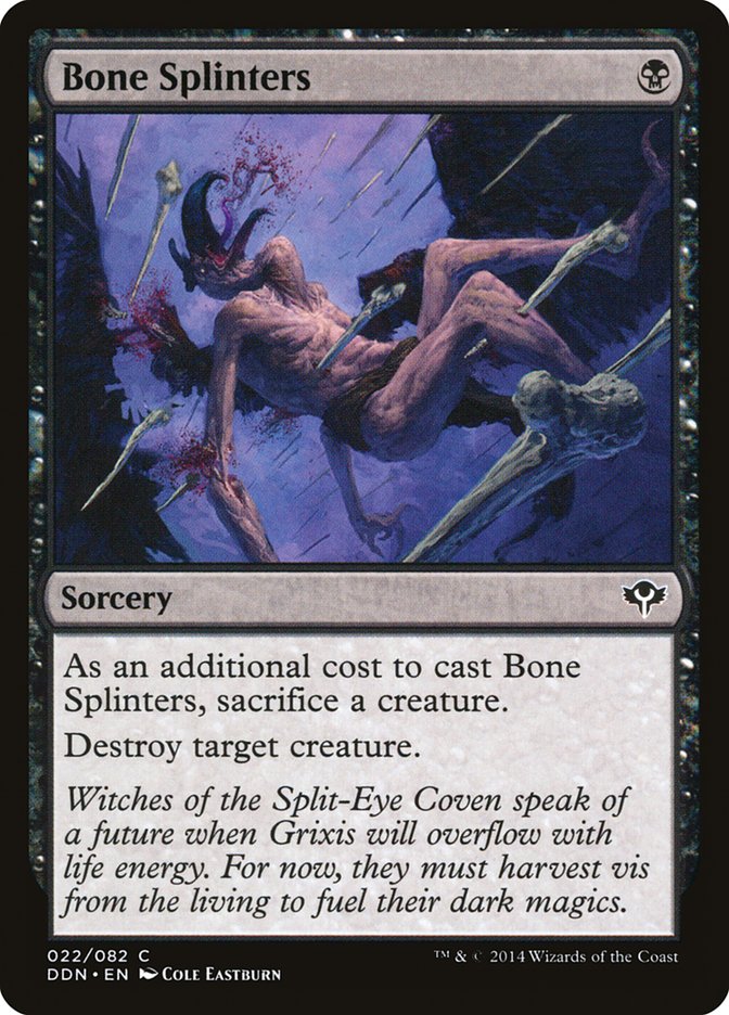 Bone Splinters [Duel Decks: Speed vs. Cunning] | Gear Gaming Bentonville