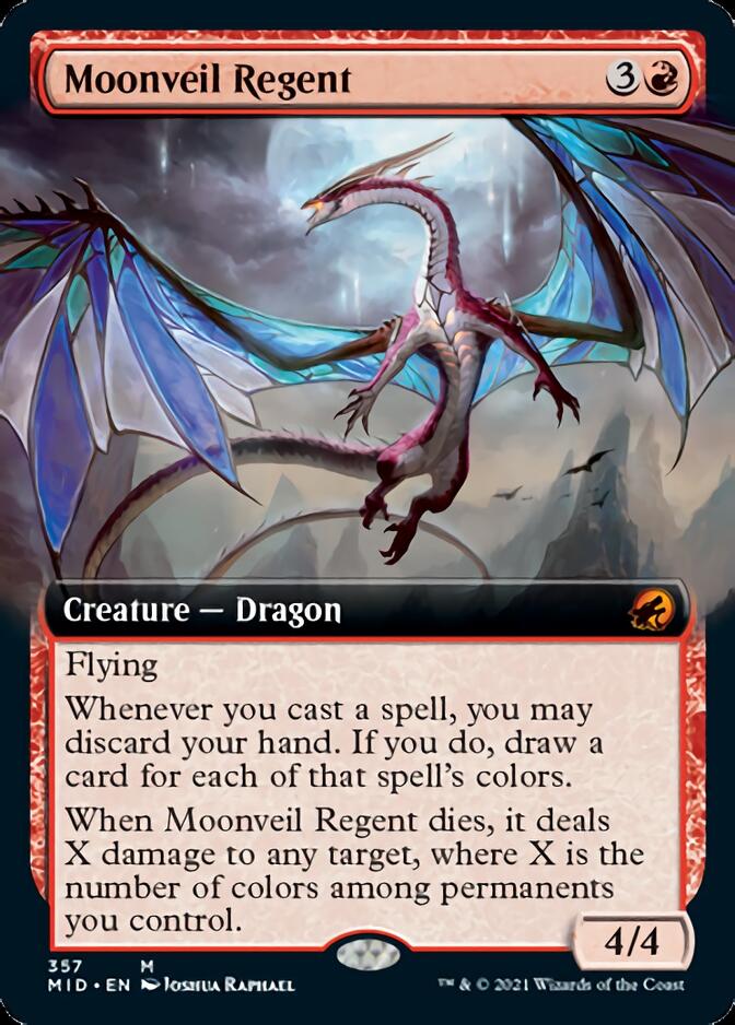Moonveil Regent (Extended Art) [Innistrad: Midnight Hunt] | Gear Gaming Bentonville