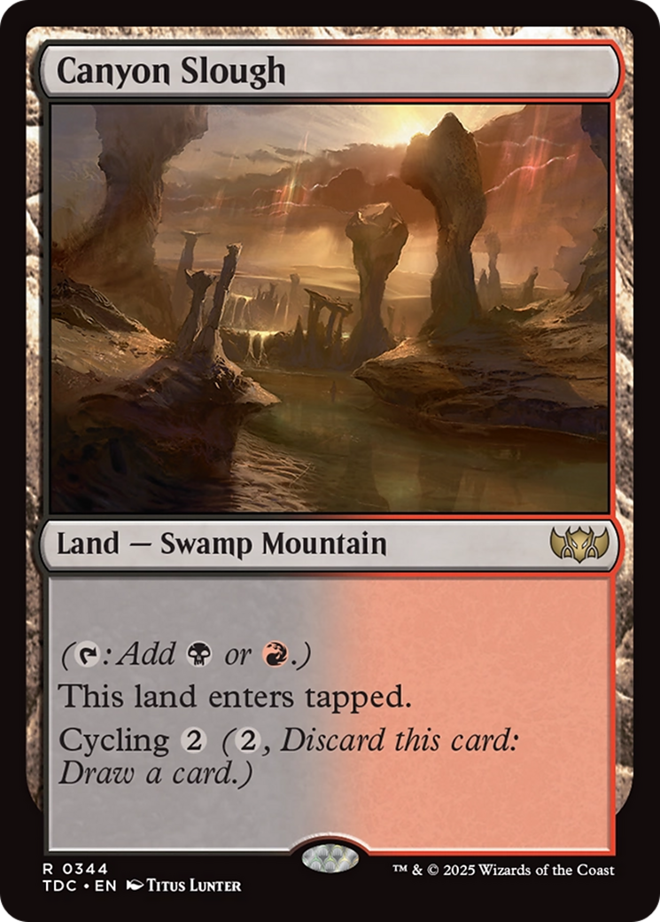 Canyon Slough [Tarkir: Dragonstorm Commander] | Gear Gaming Bentonville
