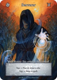 Sorcerer (Foil) (Box Topper) [Alpha] | Gear Gaming Bentonville