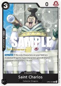 Saint Charlos [Awakening of the New Era: 1st Anniversary Tournament Cards] | Gear Gaming Bentonville