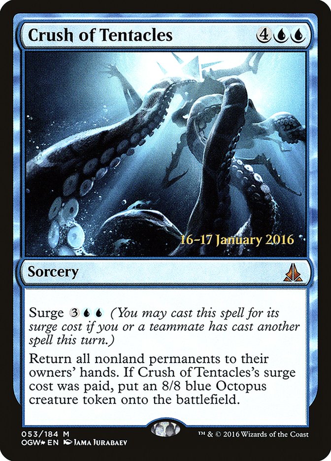 Crush of Tentacles [Oath of the Gatewatch Prerelease Promos] | Gear Gaming Bentonville