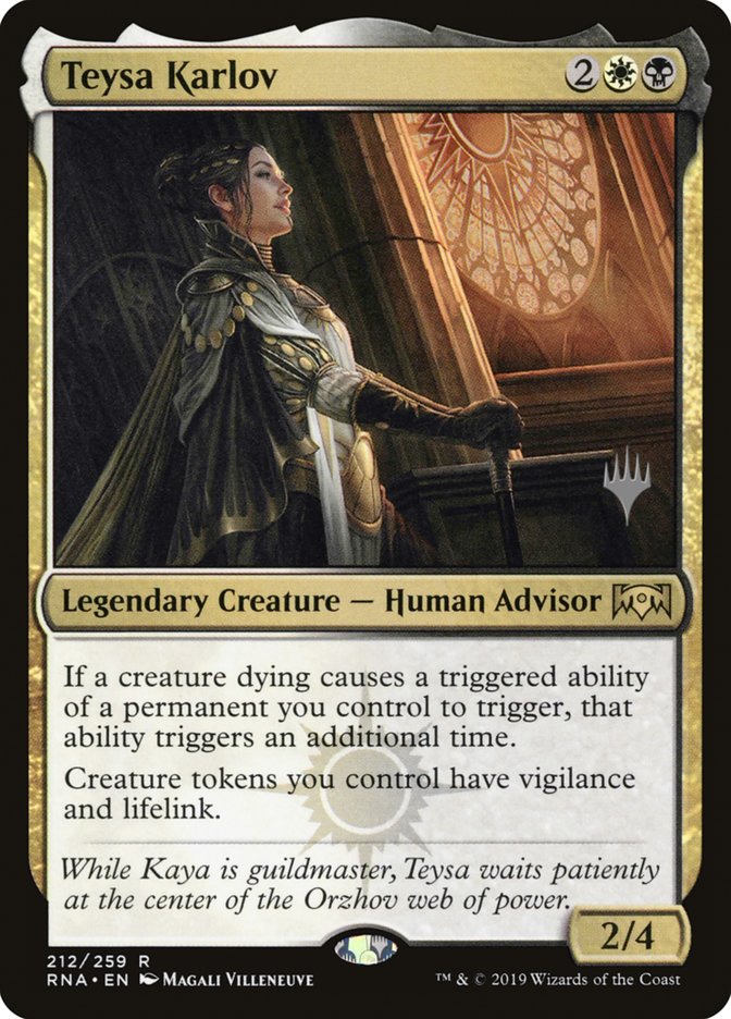 Teysa Karlov (Promo Pack) [Ravnica Allegiance Promos] | Gear Gaming Bentonville