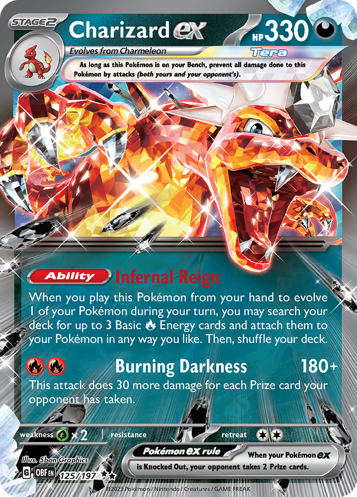 Charizard ex (125/197) [Scarlet & Violet: Obsidian Flames] | Gear Gaming Bentonville