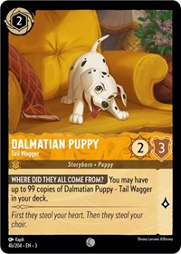 Dalmatian Puppy - Tail Wagger (4b/204) [Into the Inklands] | Gear Gaming Bentonville