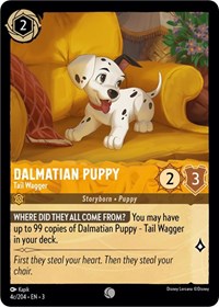 Dalmatian Puppy - Tail Wagger (4c/204) [Into the Inklands] | Gear Gaming Bentonville