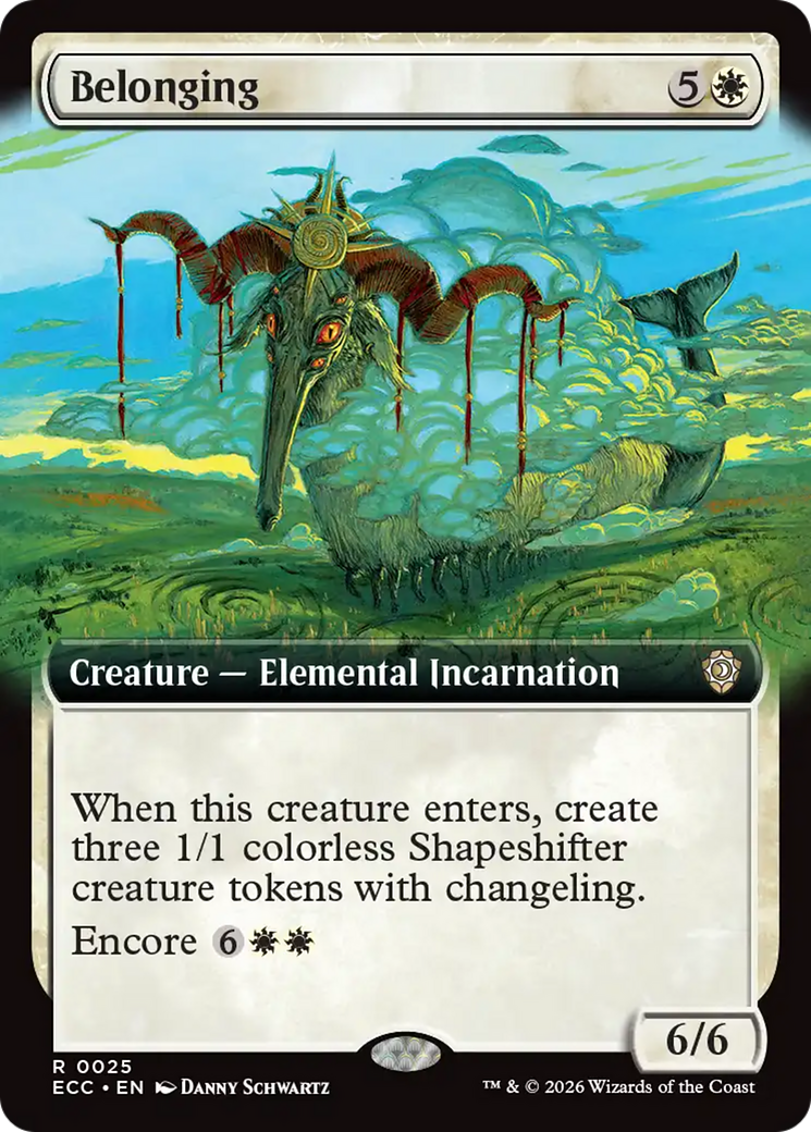 Belonging (Extended Art) [Lorwyn Eclipsed Commander] | Gear Gaming Bentonville