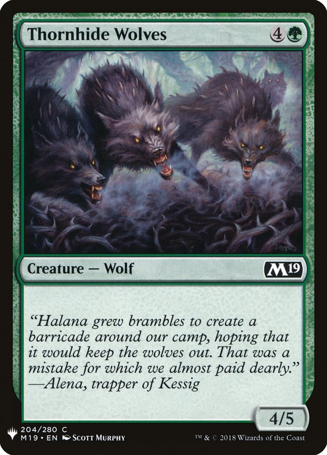 Thornhide Wolves [Mystery Booster] | Gear Gaming Bentonville