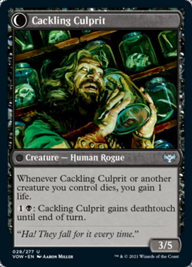 Panicked Bystander // Cackling Culprit [Innistrad: Crimson Vow] | Gear Gaming Bentonville