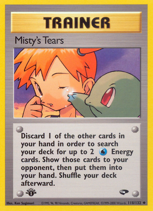 Misty's Tears (118/132) [Gym Challenge 1st Edition] | Gear Gaming Bentonville
