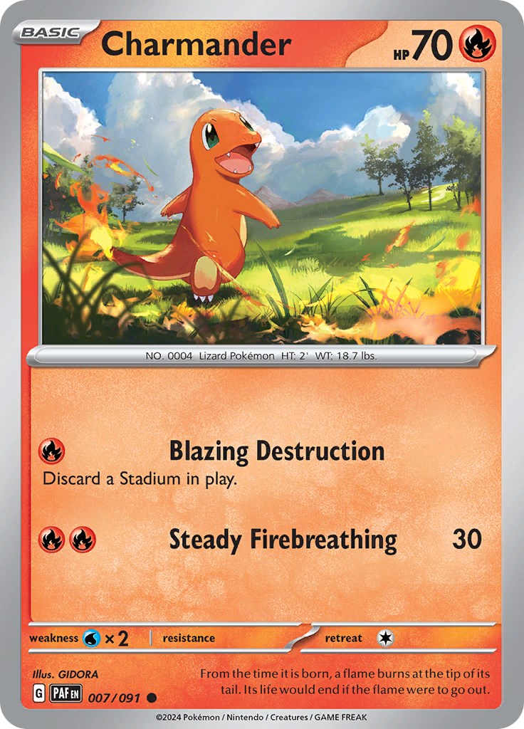 Charmander (007/091) [Scarlet & Violet: Paldean Fates] | Gear Gaming Bentonville