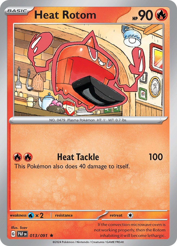 Heat Rotom (013/091) [Scarlet & Violet: Paldean Fates] | Gear Gaming Bentonville