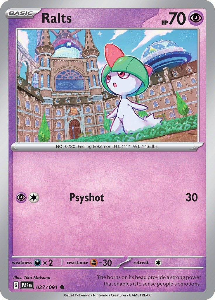 Ralts (027/091) [Scarlet & Violet: Paldean Fates] | Gear Gaming Bentonville