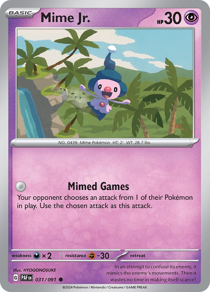 Mime Jr. (031/091) [Scarlet & Violet: Paldean Fates] | Gear Gaming Bentonville