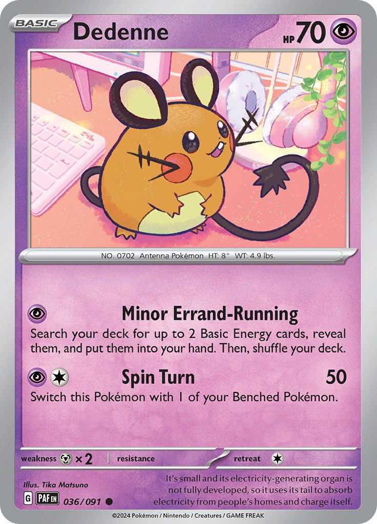 Dedenne (036/091) [Scarlet & Violet: Paldean Fates] | Gear Gaming Bentonville