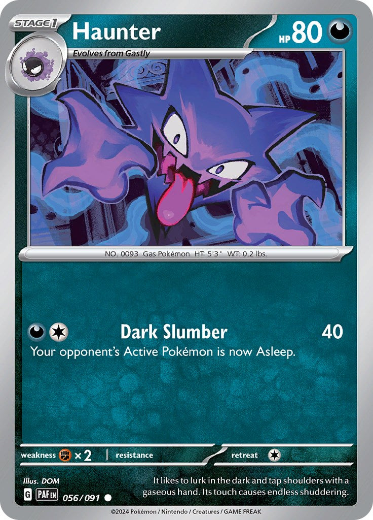 Haunter (056/091) [Scarlet & Violet: Paldean Fates] | Gear Gaming Bentonville