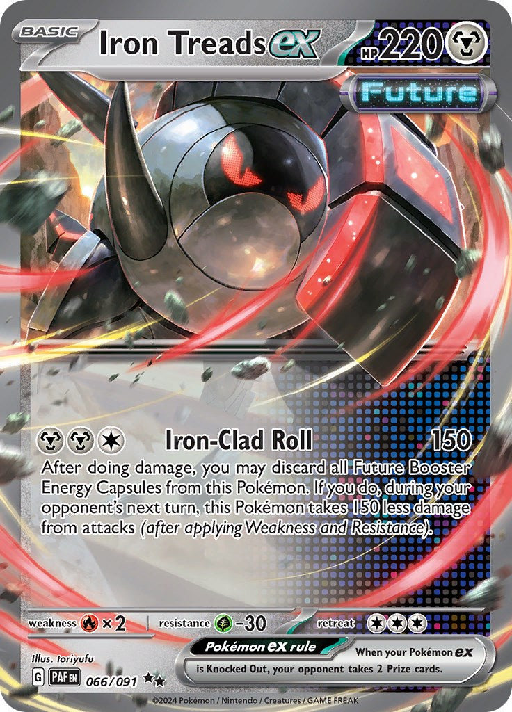 Iron Treads ex (066/091) [Scarlet & Violet: Paldean Fates] | Gear Gaming Bentonville