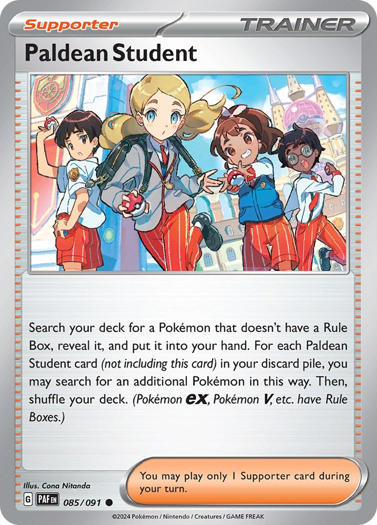 Paldean Student (085/091) [Scarlet & Violet: Paldean Fates] | Gear Gaming Bentonville