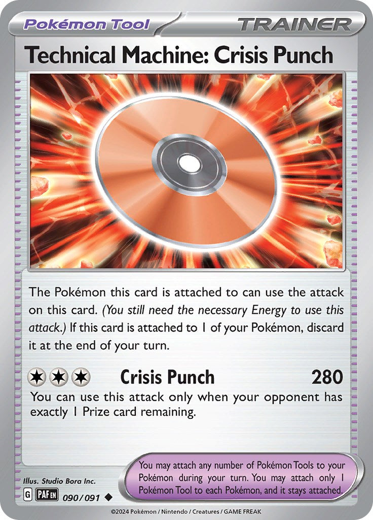 Technical Machine: Crisis Punch (090/091) [Scarlet & Violet: Paldean Fates] | Gear Gaming Bentonville