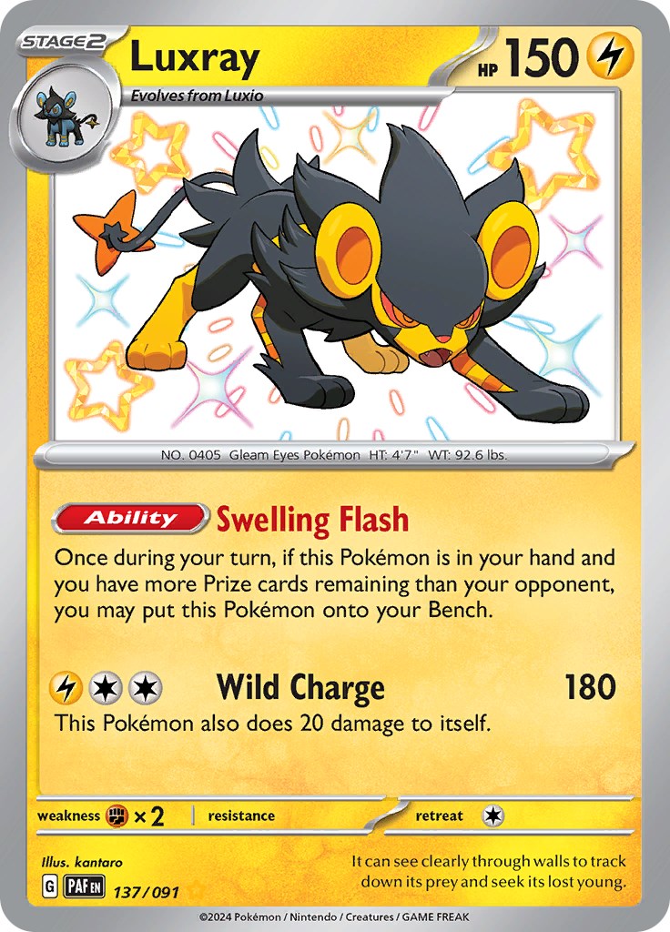 Luxray (137/091) [Scarlet & Violet: Paldean Fates] | Gear Gaming Bentonville