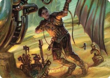 Mishra, Excavation Prodigy Art Card [The Brothers' War Art Series] | Gear Gaming Bentonville