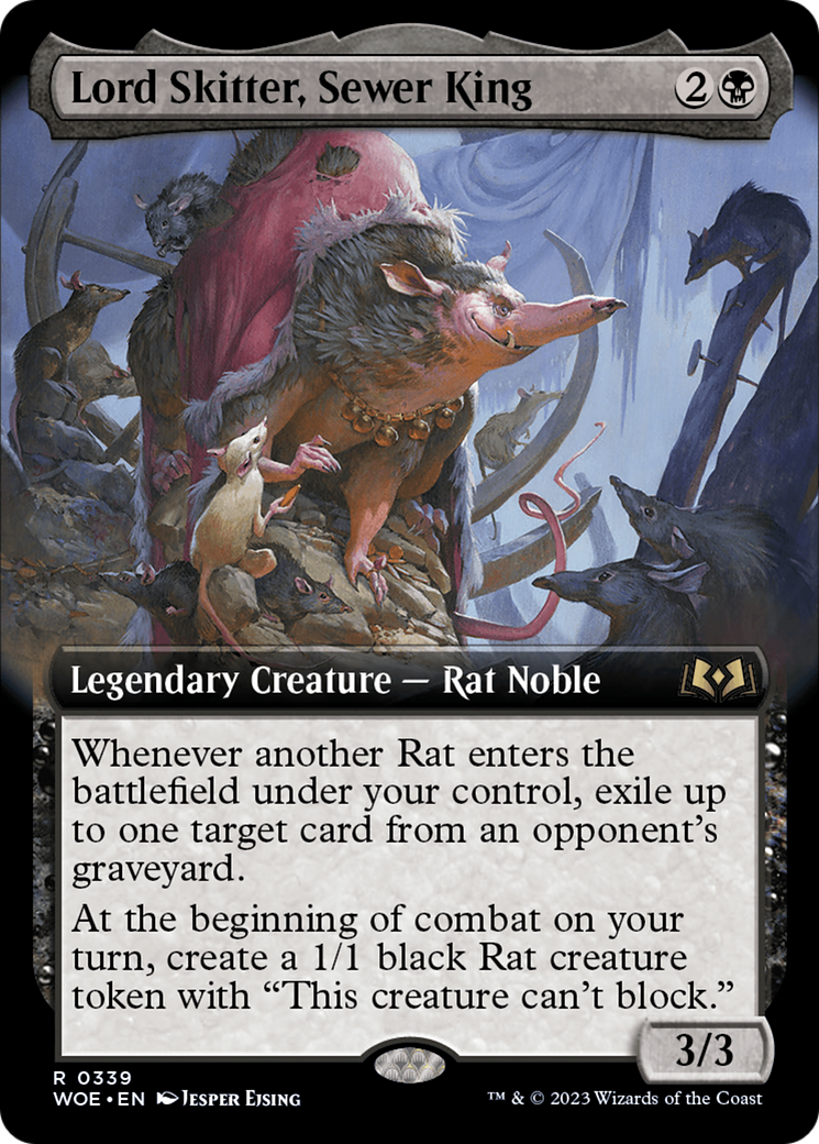 Lord Skitter, Sewer King (Extended Art) [Wilds of Eldraine] | Gear Gaming Bentonville