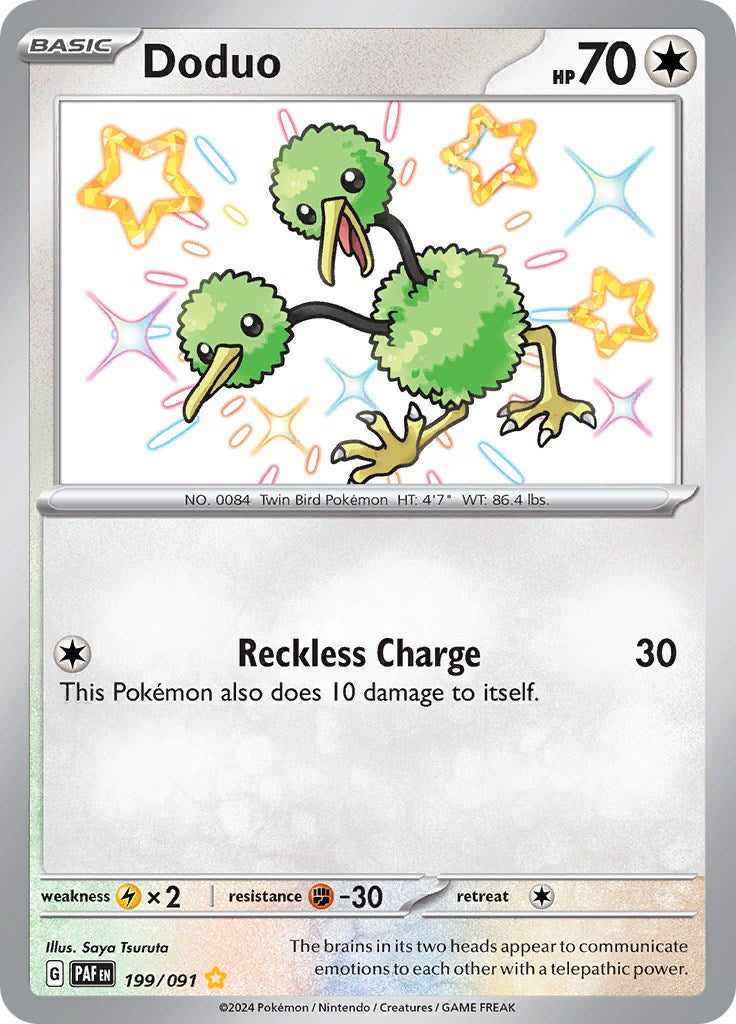 Doduo (199/091) [Scarlet & Violet: Paldean Fates] | Gear Gaming Bentonville