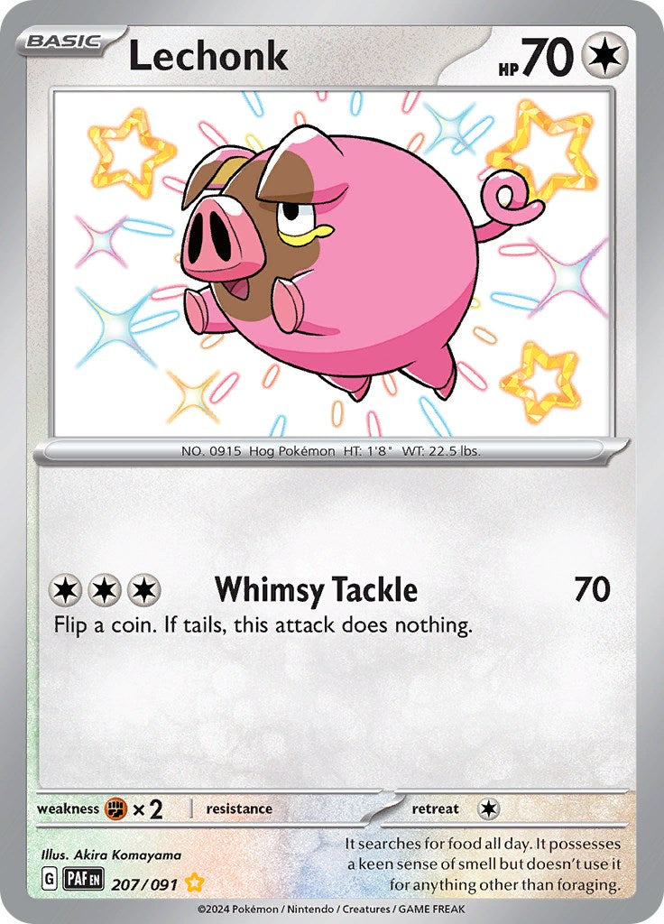 Lechonk (207/091) [Scarlet & Violet: Paldean Fates] | Gear Gaming Bentonville