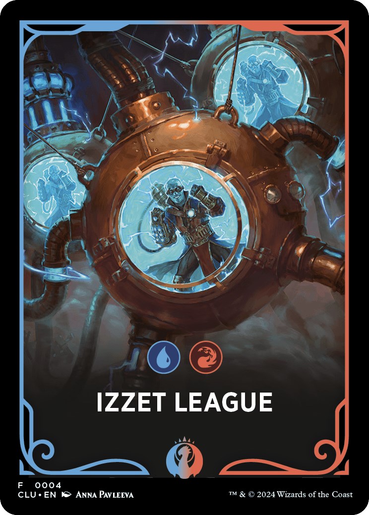 Izzet League Theme Card [Ravnica: Clue Edition Tokens] | Gear Gaming Bentonville