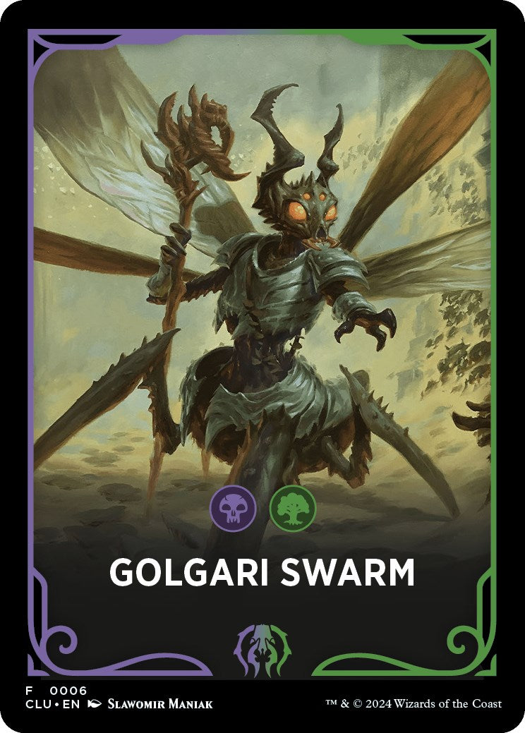 Golgari Swarm Theme Card [Ravnica: Clue Edition Tokens] | Gear Gaming Bentonville