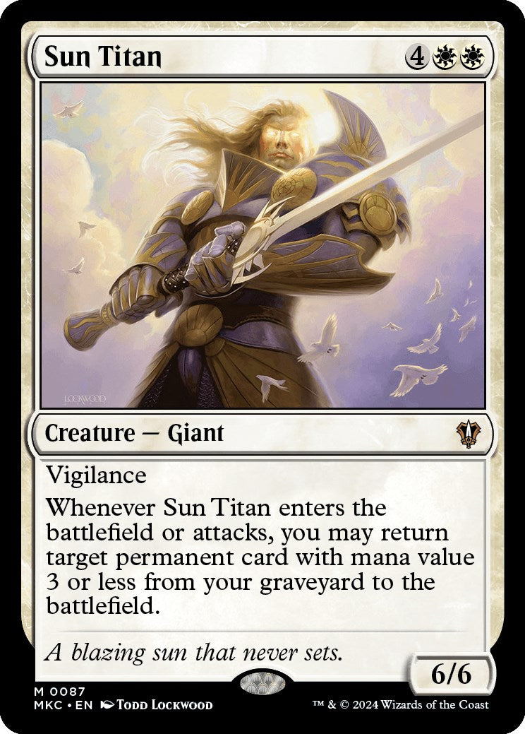 Sun Titan [Murders at Karlov Manor Commander] | Gear Gaming Bentonville