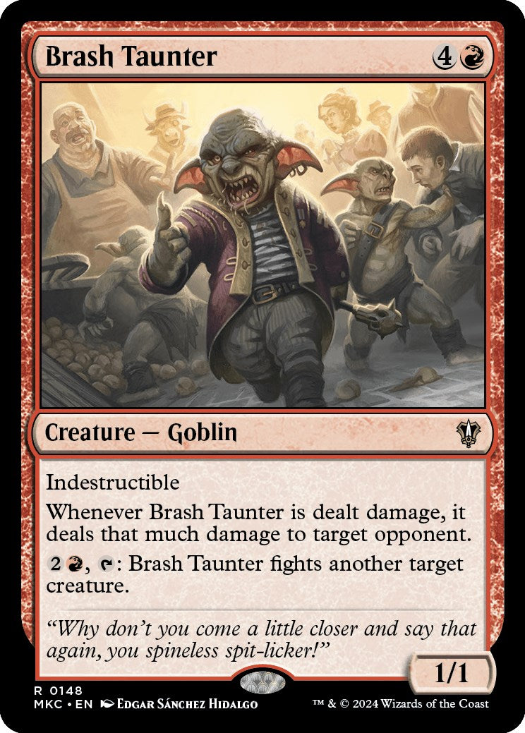 Brash Taunter [Murders at Karlov Manor Commander] | Gear Gaming Bentonville