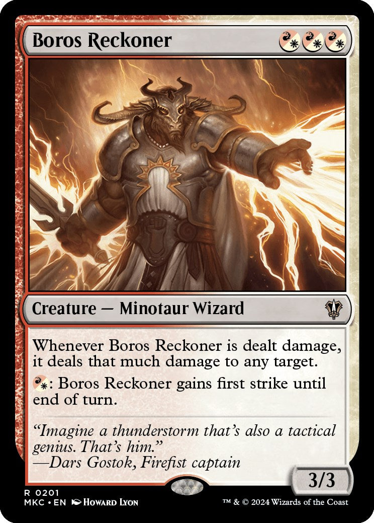 Boros Reckoner [Murders at Karlov Manor Commander] | Gear Gaming Bentonville