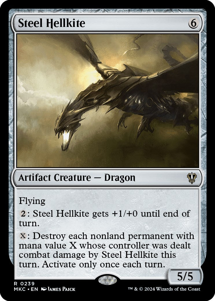 Steel Hellkite [Murders at Karlov Manor Commander] | Gear Gaming Bentonville