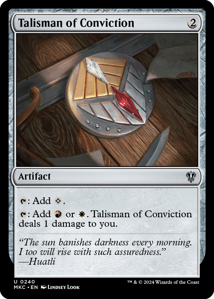 Talisman of Conviction [Murders at Karlov Manor Commander] | Gear Gaming Bentonville