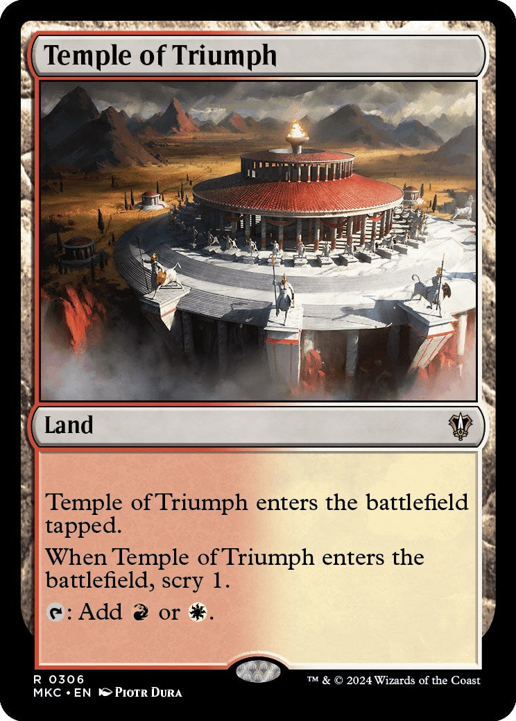 Temple of Triumph [Murders at Karlov Manor Commander] | Gear Gaming Bentonville