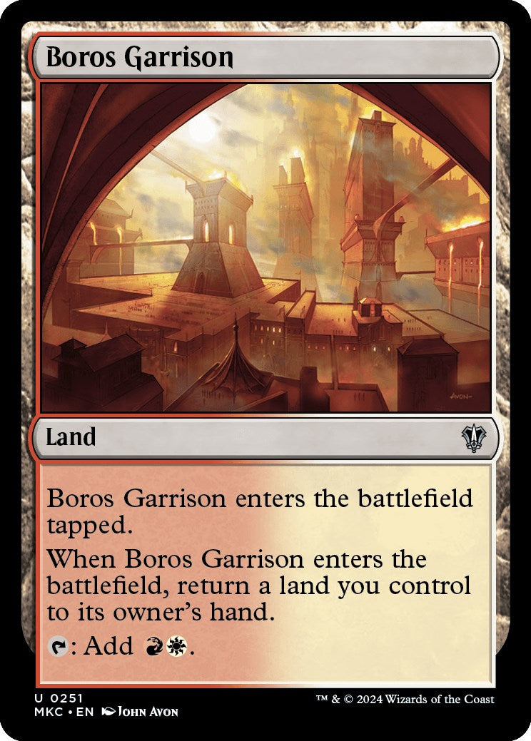 Boros Garrison [Murders at Karlov Manor Commander] | Gear Gaming Bentonville